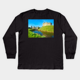 Cardiff Castle#4 Kids Long Sleeve T-Shirt